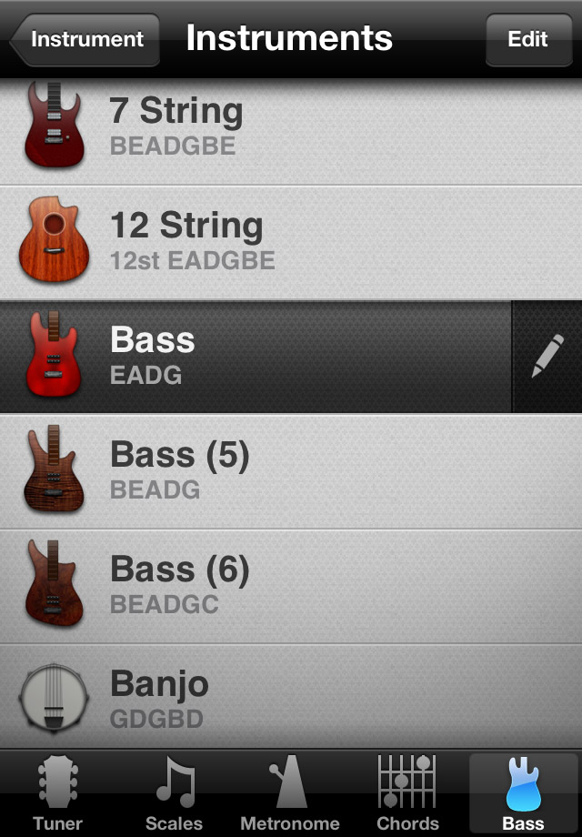 Instruments screenshot