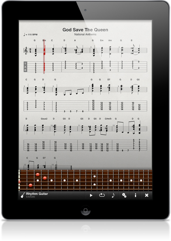 God Save The Queen - Guitar Tab Play-Along