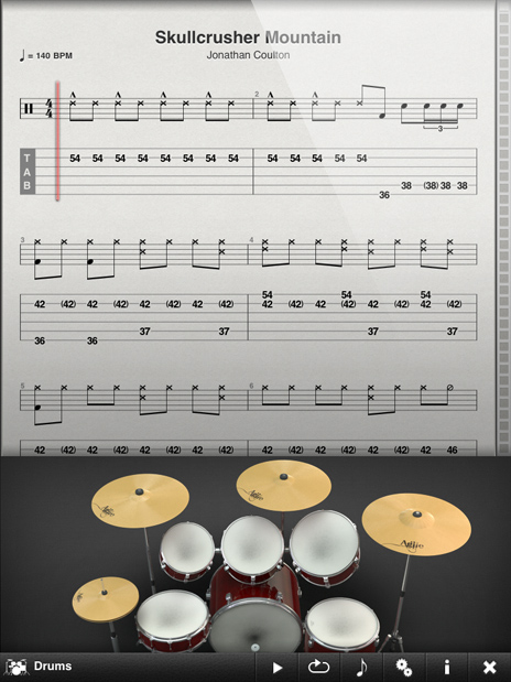 TabToolkit - iPad drums